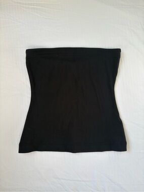 Bebe Black Vintage Stretch Strapless Top